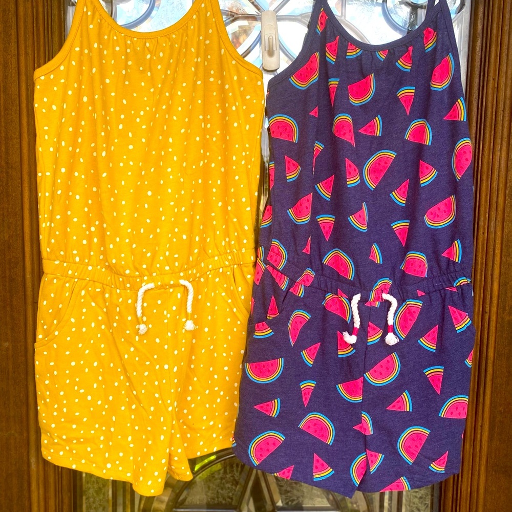 Cat & Jack rompers M 7/8